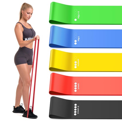 Widerstandsbänder Set für Bewegung, Physiotherapie, Krafttraining und Yoga - Bild 1 von 7