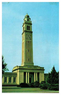 #ad Postcard TOWER SCENE Baton Rouge Louisiana LA j 01 AR9033 $2.49