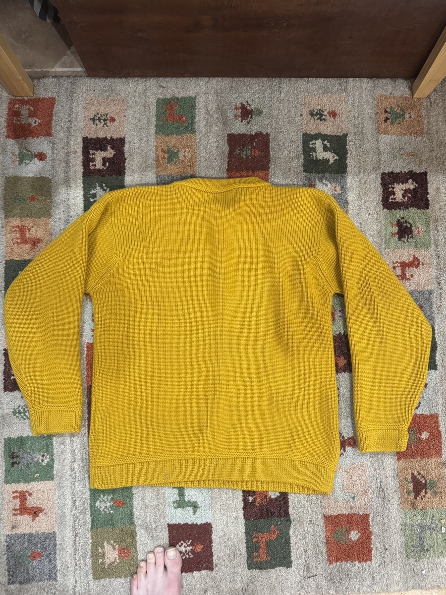 VTG 90s Patagonia 100% Wool Sweater Chamonix Guide Sweater Size L
