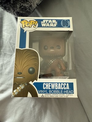 Funko Pop#06: Star Wars Chewbacca Blue Box OG Large Font First Release