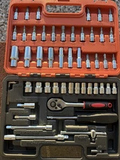 53 Piece Socket Set Universal Car Repair Tool Ratchet Set 