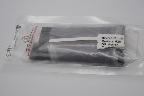 Certina DS Action black rubber strap 17mm