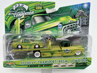 Maisto Die Cast Super Convention '57 Chevy Transport / Regal Lowrider  1:64