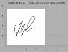 Fred Couples Hand Signed Card Masters Golf Autograph Memorabilia COA