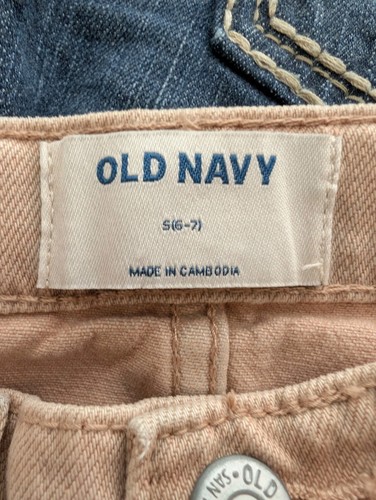 Old Navy NWT Girl's Pink Denim Cotton Mini Skirt Size Small - Picture 8 of 10