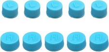 Car A/C Valve Core Caps, Leakproof Air Conditioning System Seal Kit 10PCS