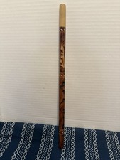 Vintage Hand Carved Double Wooden Flute. Beautiful Sound A Cool Instrument.