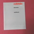 6041 MARKLIN HO - 1 x Switchboard gebruiksaanwijzing/Manual (D2600039)