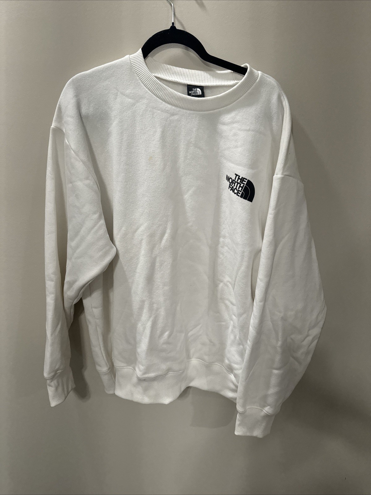 The North Face White Mens Pullover Sweatshirt Size L