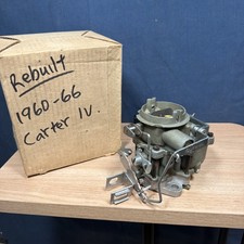 Carburador Mopar Carter 4196S 1960-66 inclinado 6 dardos Valiant 170 reconstruido nuevo de stock