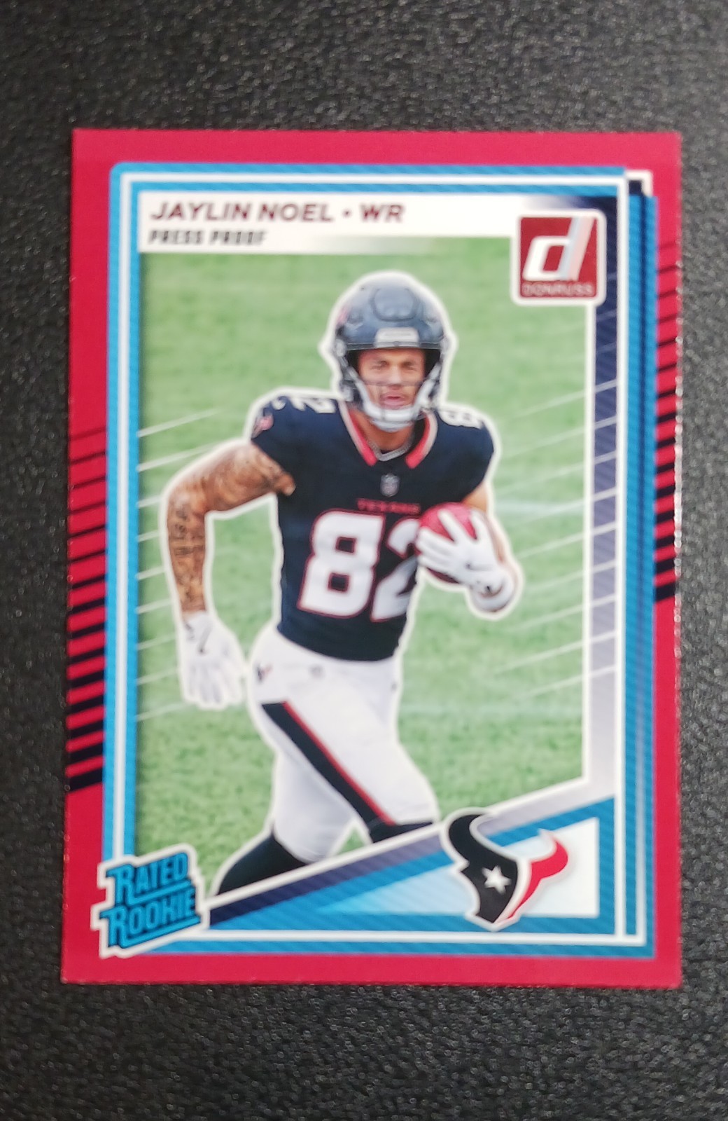 2025 Panini Donruss - Rated Rookie Jaylin Noel #324 Press Proof Red (RC)