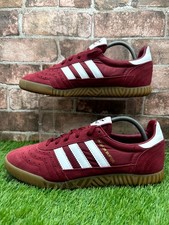 Adidas Indoor Super EF9177 Trainers Men UK 9 Collegiate Burgundy Lifestyle Shoes