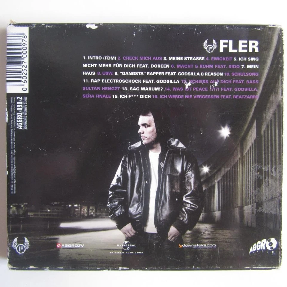 Fler of Fler CD Germany Import Aggro Berlin Self Titled Eponymous German SAME Foto 2 de 4