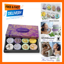 Shower Steamers Aromatherapy Gifts for Women 8 Pack Home Spa Relaxation Soothing