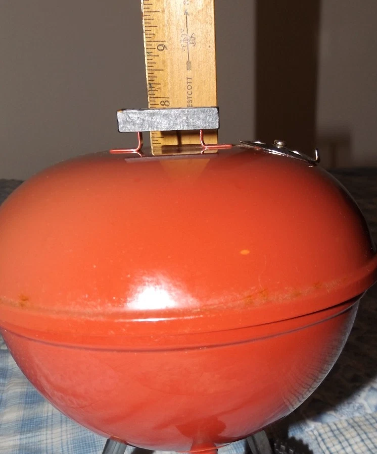 Weber коптильня Teleflora красный барбекю мини гриль с крышкой и решеткой 8 «x 6» бар-B-Que - Изображение 3 из 4