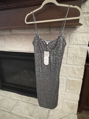 Nordstrom Urban Social Silver dress - Size Med sequin cocktail homecoming | eBay Nordstrom Urban Social Silver dress - Size Med sequin cocktail homecoming | eBay
