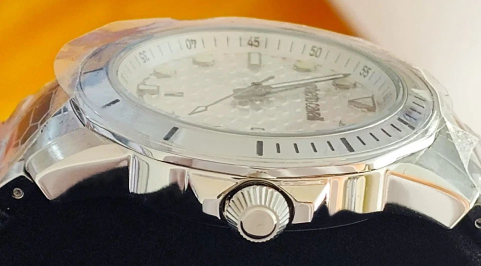 РЕДКИЕ швейцарские мужские кварцевые часы Franck Muller для Roberto Cavalli Silver Snake - Изображение 4 из 4