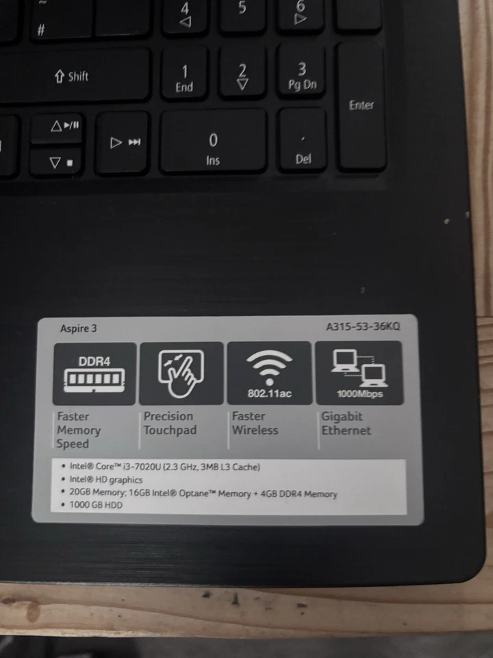 Acer Laptop With Cannon Printer - Image 4 of 4