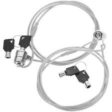 Universal Alloy Laptop Security Cable Lock Kit Lightweight Material