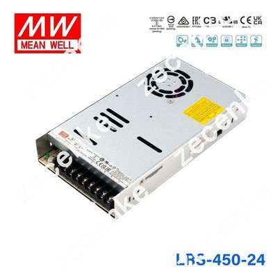 Mean Well LRS-450-24 Power Supply 450W 24V new