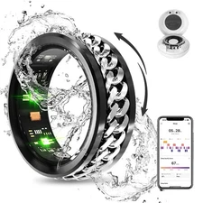 13 Black Wearable Computer Fitness Smart Ring Health Tracker Waterproof Design