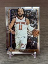 2025-26 Topps Chrome Jalen Brunson #101 New York Knicks Base Chrome