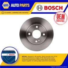 2x Brake Discs Pair Vented fits FORD FIESTA Mk6 TDCi 1.6D Front 08 to 15 257.9mm