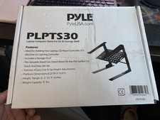Pyle Pro Laptop Stand for DJ with Flat Bottom Legs PLPTS30