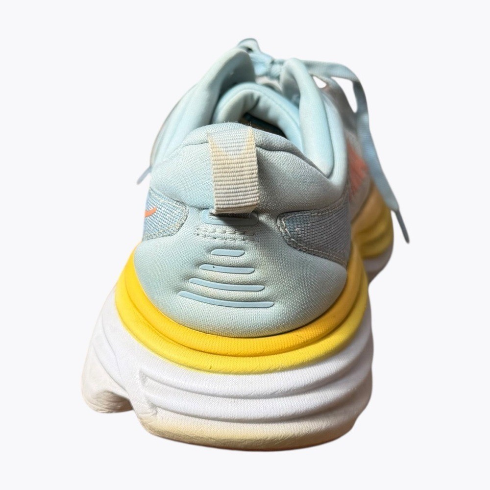 Hoka Bondi 8 Women's Running Sneakers Blue Orange Size 10.5B Max Cushion thumbnail 6