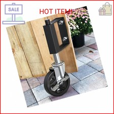 HOLKIE Heavy Duty Gate Caster, Spring Loaded Gate Wheel, Swivel Caster Wheels fo