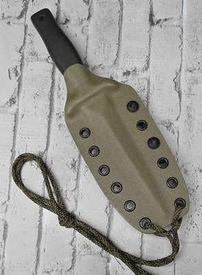 HAND MADE KYDEX SHEATH FOR VINTAGE GERBER MARK I , T-CLIP,  FDE, GKY631