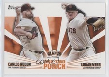 2023 Topps Series 1 One-Two Punch Carlos Rodon Logan Webb #12P-11 00t5