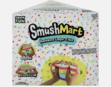 VIRAL Squishy Rainbow Layer Cake JUMBO SQUISHY 5 Smush Mart RMS USA Crazy Fun