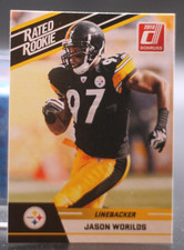 2010 Donruss Rated Rookie - Jason Worilds #46 (RC) (Virginia Tech Hokies)