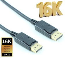 DisplayPort Male to DisplayPort Male Cable Cord Ltd Lifetime Warranty New