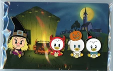 WDI Disney Adorbs! Set - Trick or Treat Nephews Little Monsters Hazel LE Pin Set