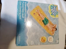 Deluxe Summer Floating Mat 6ft Long for Pool Beach New In Box