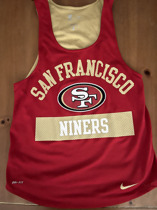 49ers SF Niners NFL Team Apparel Tank Nike Dri-fit XS NWOT
