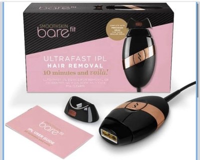 SMOOTHSKIN Bare Fit Black and Gold IPL Hair Removal Device, hair removal