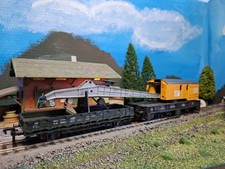 Roco Kranwagen 4316B + 4317B Kranschutzwagen