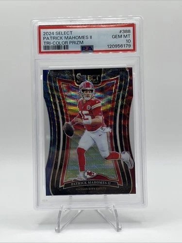 2024 Panini Select - Patrick Mahomes II #388 Tri-Color Prizm /149 GEM MT PSA 10