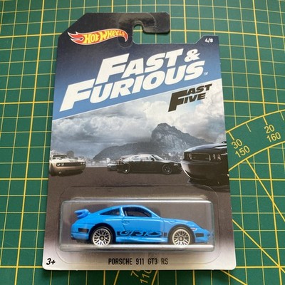 Hot Wheels PORSCHE 911 GT3 RS FAST & FURIOUS FAST FIVE von 2016 aus Sammlung