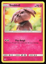 Snubbull 15/18 Common Detective Pikachu Pokemon Holo Near Mint