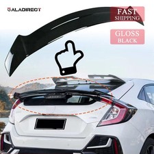 Glossy Black Rear Trunk Tailgate Spoiler Wing For Honda Civic Hatchback 17-21 Glossy Black Rear Trunk Tailgate Spoiler Wing For Honda Civic Hatchback 17-21