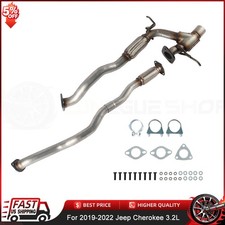 For 2019 - 2022 Jeep Cherokee 3.2l Exhaust Flex Pipes Leftright Stainless Steel For 2019 - 2022 Jeep Cherokee 3.2l Exhaust Flex Pipes Leftright Stainless Steel