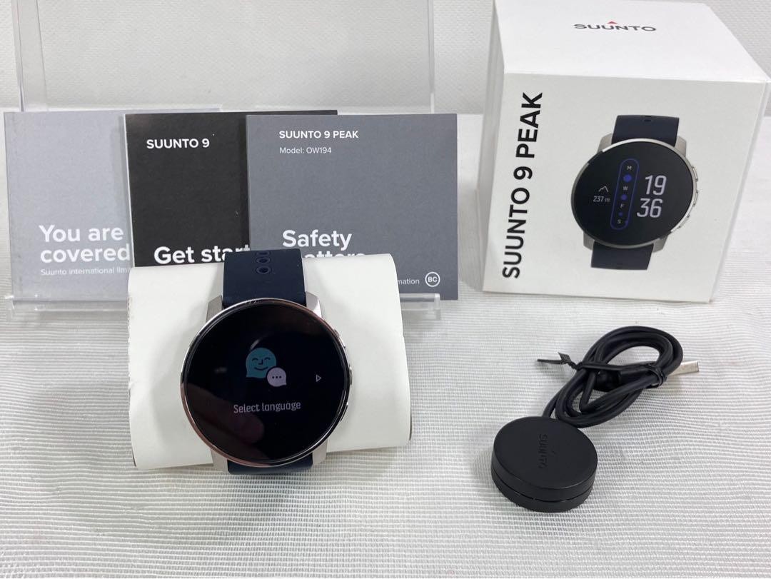 その他 SUUNTO 9 PEAK GRANITE BLUE TITANIUM スマートウォッチ SUUNTO 9 PEAK GRANITE BLUE TITANIUM スント9