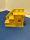Vintage Fisher Price Little People Yellow Stairs Staircase for House 952 Stained