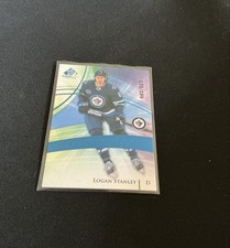 2020-21 Upper Deck SP Game Used - Authentic Rookies Logan Stanley #132 Blue...