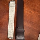 Frederick Post Co. Versalog Slide Rule 1460 Hemmi Japan with Brown Leather Case — photo 1