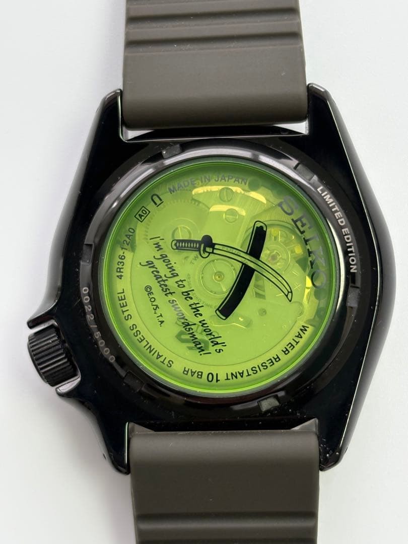 Seiko 5 Sports SBSA153 Zoro Limited Edition Automatic Watch Men